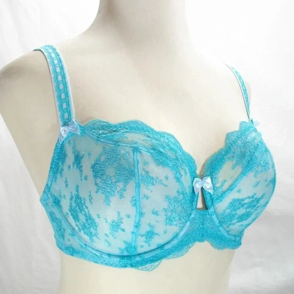42C Paramour 115005 Captivate Underwire Bra Aquarelle NWT - Picture 8 of 12